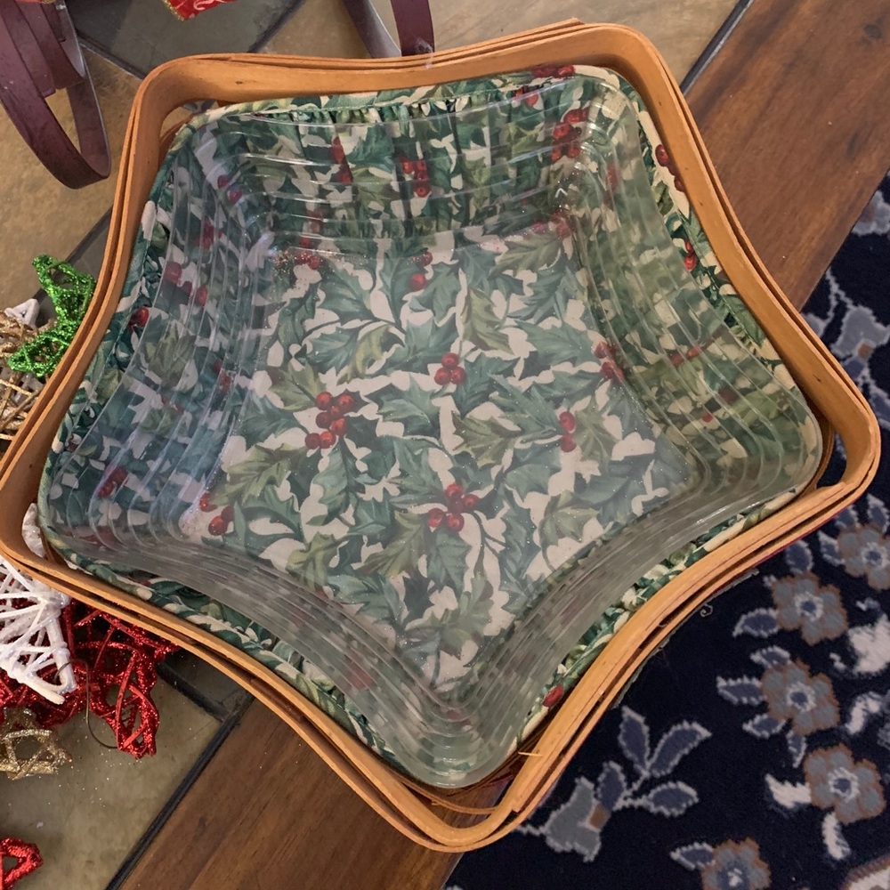 2000 Christmas edition shining star basket